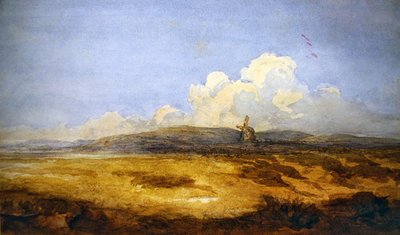 A Windmill on a Common by David Cox