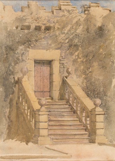 Doorway at Haddon Hall by David Cox