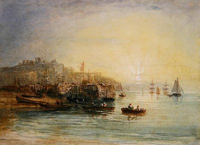 Fishing Boats at Dover by David Cox