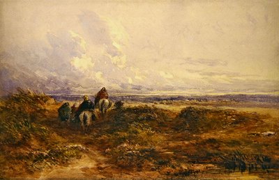 Gypsies Crossing a Moor by David Cox