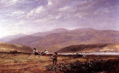 Haymakers in a Welsh Landscape by David Cox
