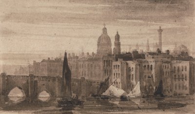Old London Bridge and St. Paul