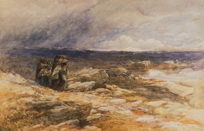 The Peat Gatherers near Bettws-Y-Coed, North Wales by David Cox