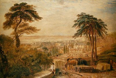 View Over a Town by David Cox