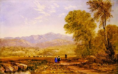 View of Snowdon, Capel Curig by David Cox