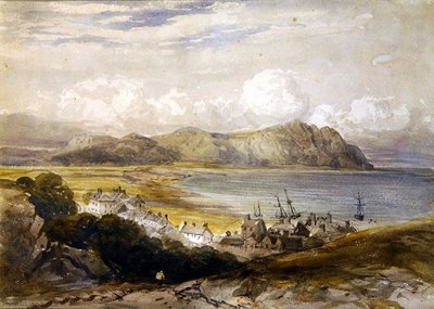 View of a Harbour by David Cox
