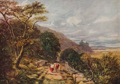 Country Track Leading to Harlech Castle by David Cox the elder