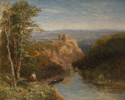 Kilgerran Castle, Pembrokeshire, 1852 by David Cox the elder