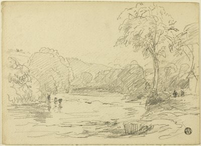 River Scene by David Cox the elder