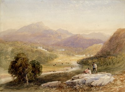 The Vale of Ffestiniog, Merionethshire by David Cox the elder