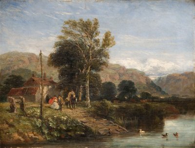Waiting for the Ferry by David Cox the elder