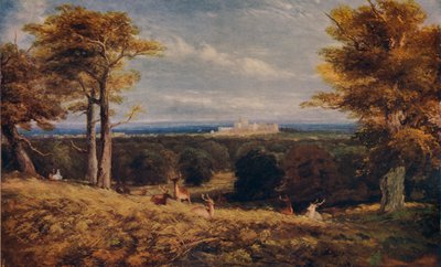 Windsor Castle from the Great Park by David Cox the elder