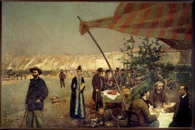 At Bregaillon in Marseille in 1890 by David Dellepiane