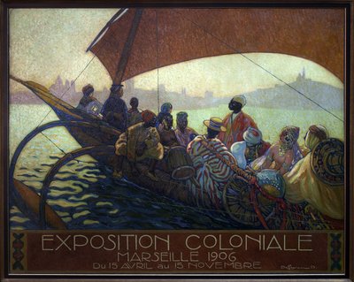Colonial Exhibition of Marseille in 1906 by David Dellepiane