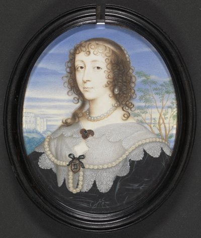 Queen Henrietta Maria (1609-69) by David Des Granges
