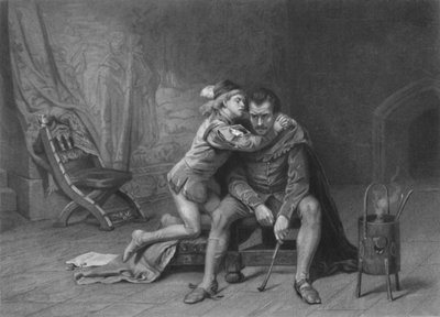 Prince Arthur and Hubert King John by David Desvachez