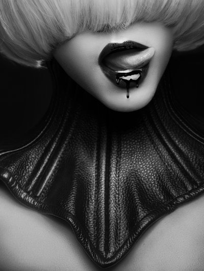 Sensual Blonde Portrait by David Drake