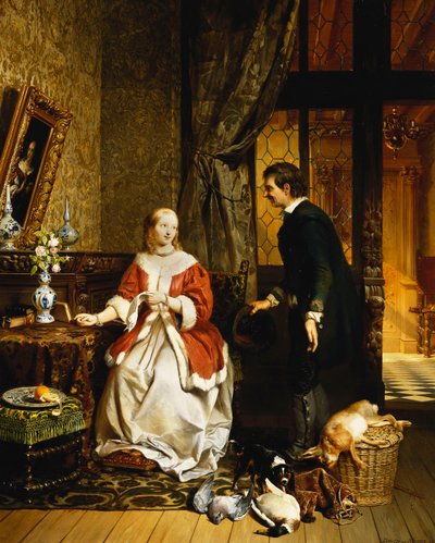 Back from the Market by David Emil Joseph de Noter