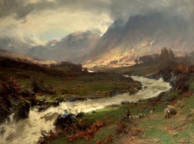 A Break in the Storm, Glen Lyon, Perthshire, Scotland by David Farquharson