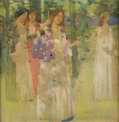 The Procession of St Agnes by David Gauld