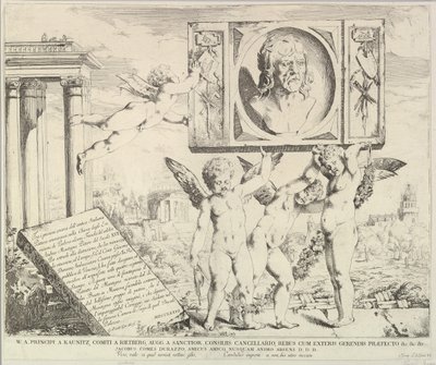 Title Page: Homage to Mantegna, from The Story of Saints James and Christopher in the Ere by David Giovanni