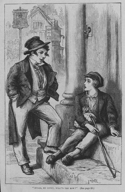 Illustration for Oliver Twist by Charles Dickens by David Henry Friston