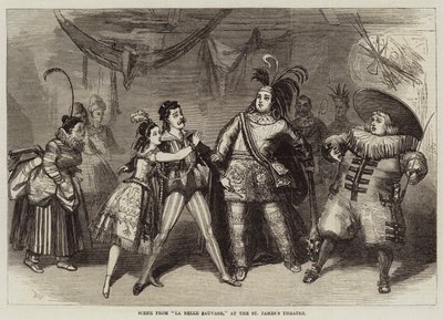 Scene from La Belle Sauvage, at the St James