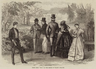 Scene from MP, at the Prince of Wales