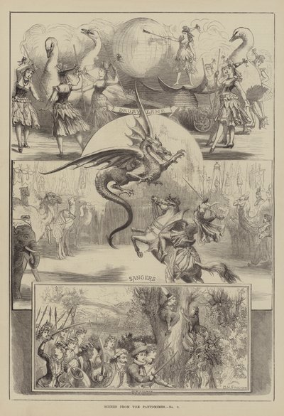 Scenes from the Pantomimes by David Henry Friston