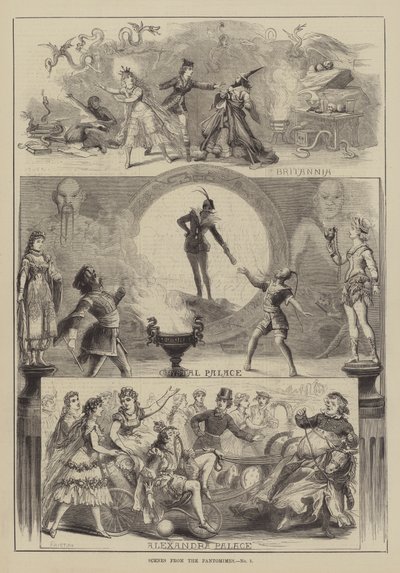 Scenes from the Pantomimes by David Henry Friston