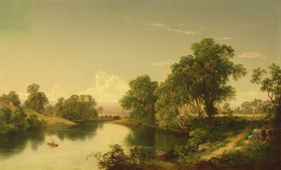 On the Esopus Creek, Ulster County, NY by David Johnson