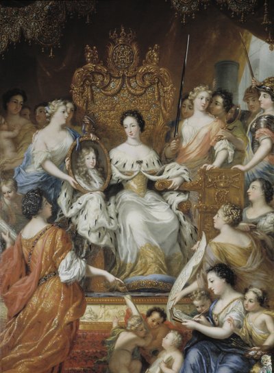 Allegory of the Regency of Ulrika Eleonora of Sweden (1656-1693) by David Klöcker Ehrenstrahl