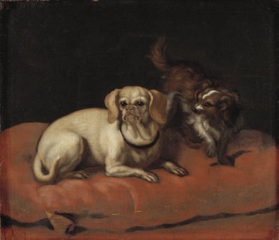 Two Dogs by David Klöcker Ehrenstrahl
