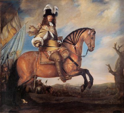 Portrait of Field Marshal Carl Gustaf Wrangel by David Klöcker Ehrenstrahl