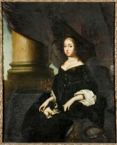 Portrait of Hedvig Eleonora of Holstein-Gottorp, Queen of Sweden, c. 1670 by David Klöcker Ehrenstrahl