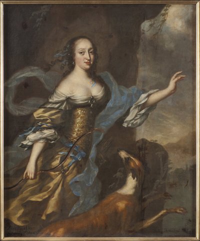 Portrait of Princess Anna Dorothea of Holstein-Gottorp by David Klöcker Ehrenstrahl