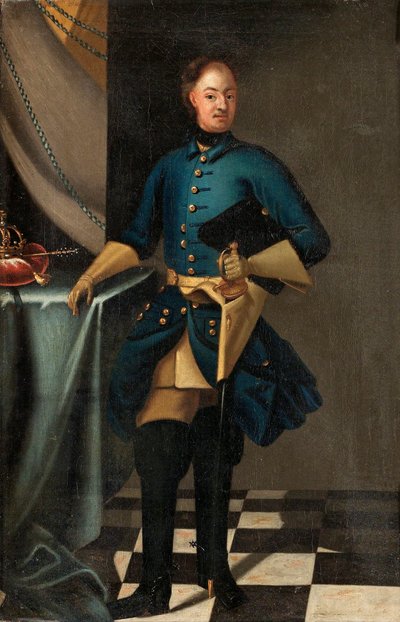 Portrait of King Charles XII of Sweden, c. 1716 by David Krafft von