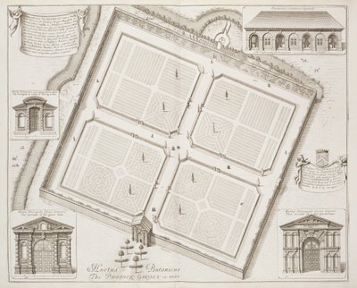 Hortus Botanicus, The Physick Garden, Oxon, from 