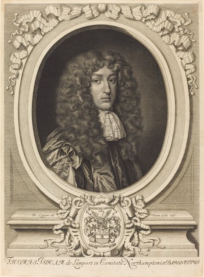 Sir Thomas Isham by David Loggan