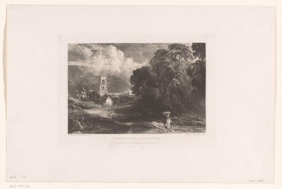 View of Stoke-by-Nayland by David Lucas