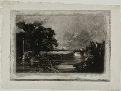 The River Stour from Various Subjects of English Landscape Scenery by David Lucas