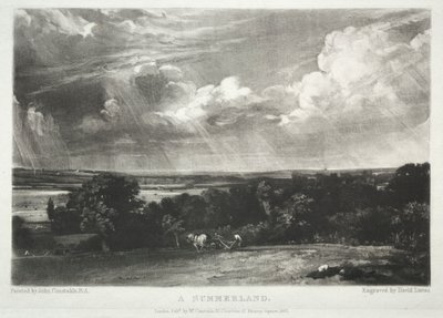 Various Subjects of Landscape, Characteristic of English Scenery...A Summerland by David Lucas