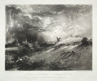 Various Subjects of Landscape, Characteristic of English Scenery...Summer Afternoon - after a Shower by David Lucas
