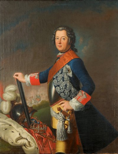 Portrait of Frederick II, Known as Frederick the Great, King of Prussia by David Matthieu