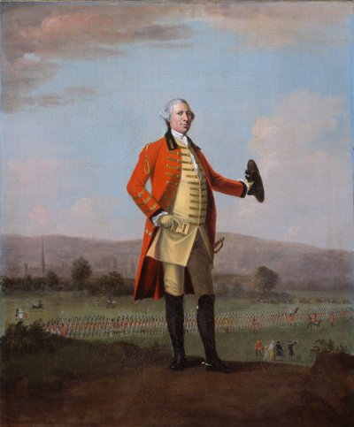 Sir Armine Wodehouse, MP, at a Review of his Regiment near Norwich, circa 1759 by David Morier