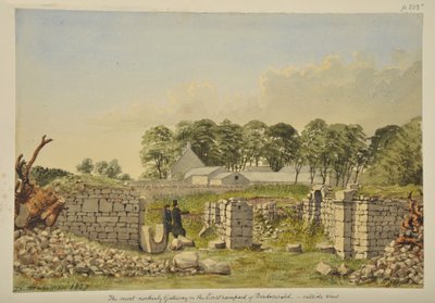 The East Gate at Birdoswald Roman Fort, 1857 by David Mossman