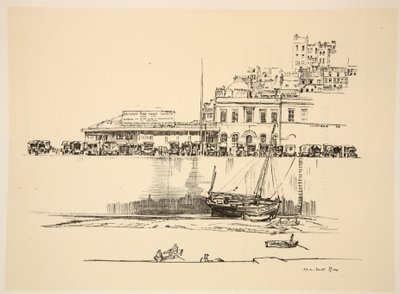 A British Red Cross Depot at Boulogne, illustration from 