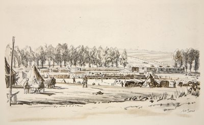 A Railhead, illustration from 