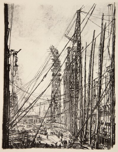A Shipyard, Illustration from 