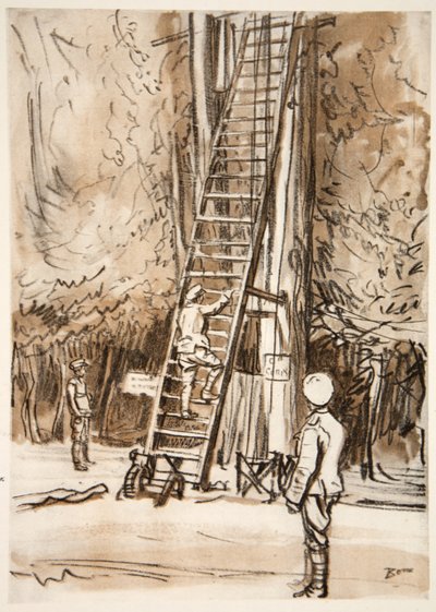 An Observation Post, illustration from 